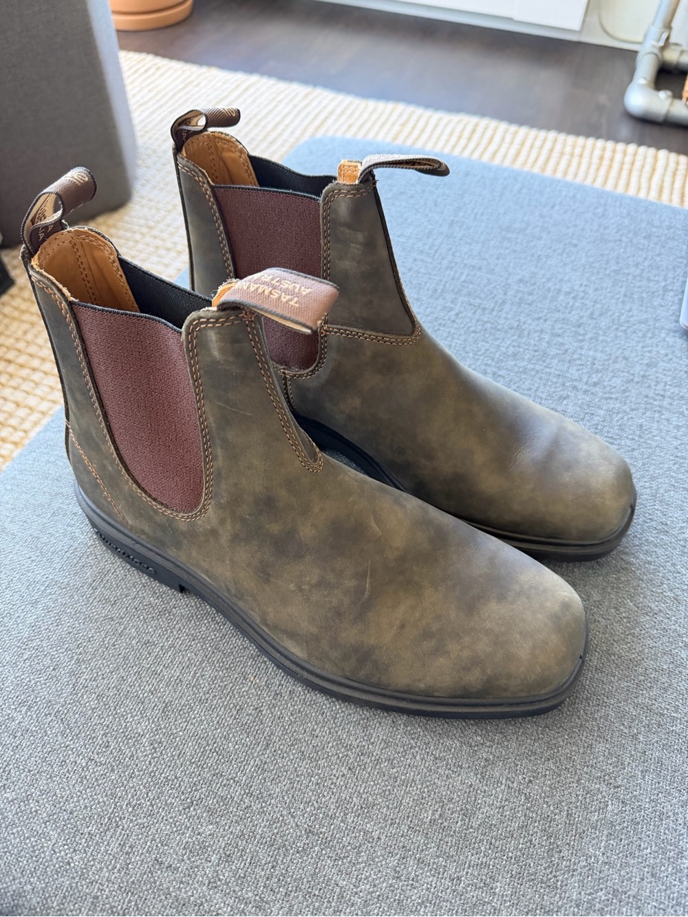 NEW Blundstone 1306 Dress Boots in Rustic Brown, Men’s Sz 9 AUS/UK